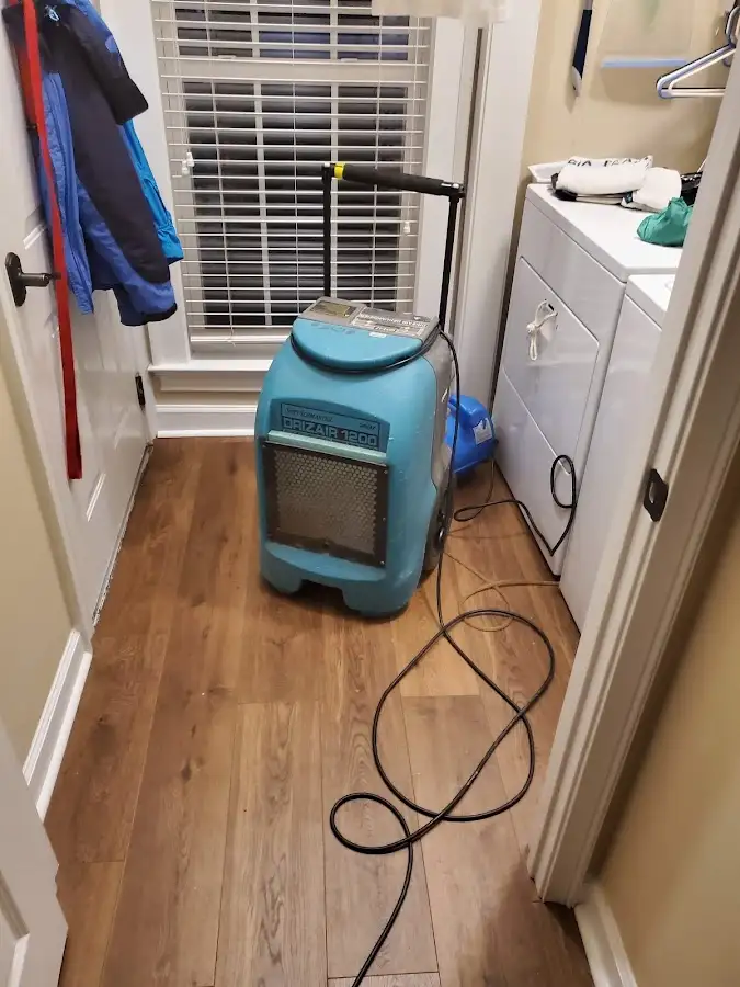 Commercial dehumidifier deployed for Flood Damage Cleanup in Smyrna
